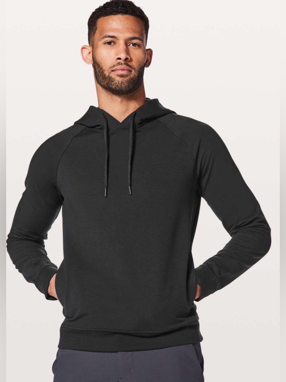 Lululemon Black City Sweat Pullover Hoodie Size Large